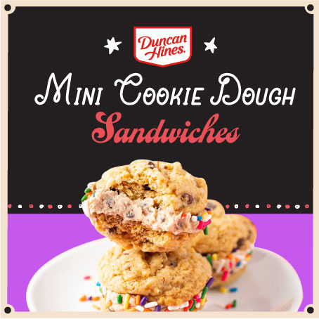 Mini Cookie Dough Sandwiches Recipe