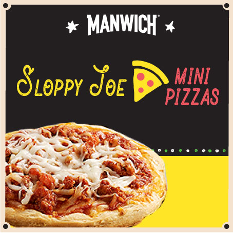Sloppy Joe Minni Pizzas Recipe