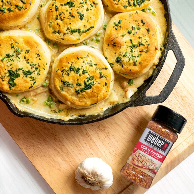 Weber Biscuit Pot Pie