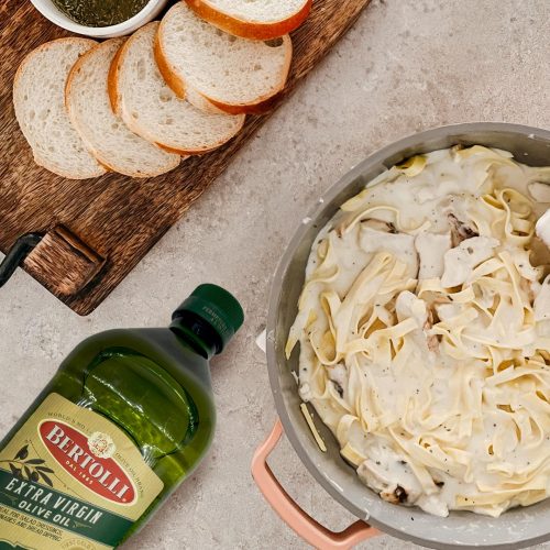 Grilled Chicken Fettuccine Alfredo